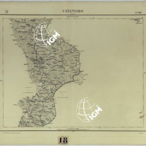 CARTA D'ITALIA - F°. 20 CATANZARO.