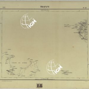 CARTA D'ITALIA - F°. 22 TRAPANI.