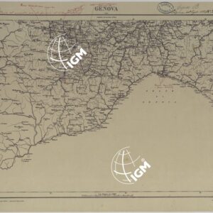 CARTA D'ITALIA COPIA AL CORRENTE PER LE FERROVIE - F°.5 GENOVA.