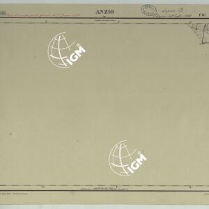 CARTA D'ITALIA COPIA AL CORRENTE PER LE FERROVIE - F°.14 ANZIO.