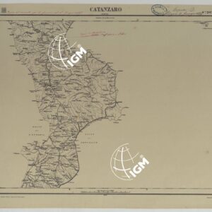 CARTA D'ITALIA COPIA AL CORRENTE PER LE FERROVIE - F°.20 CATANZARO.