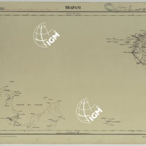 CARTA D'ITALIA COPIA AL CORRENTE PER LE FERROVIE - F°.22 TRAPANI.