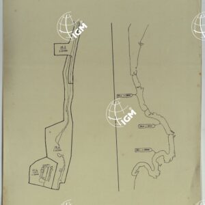 CARTA DELLA LAGUNA VENETA MINUTA DI CAMPAGNA CON SCALE VARIE.