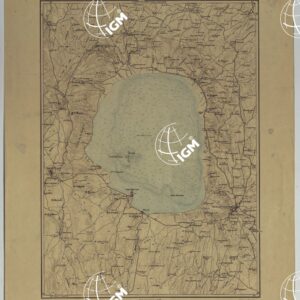 ATLANTE DEI LAGHI ITALIANI TAV  XIII  LAGO DI BOLSENA