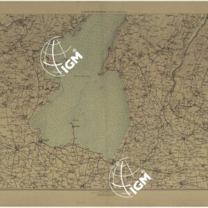 ATLANTE DEI LAGHI ITALIANI TAV  X  2° COPIA LAGO DI GARDA (PARTE INFERIORE)