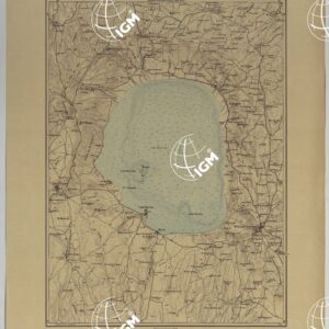 ATLANTE DEI LAGHI ITALIANI TAV  XIII 2° COPIA LAGO DI BOLSENA