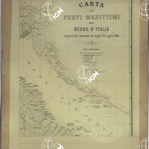 CARTA DEI PORTI MARITTIMI DEL REGNO D'ITALIA - Tavola n. 1