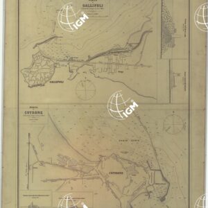 CARTA DEI PORTI MARITTIMI DEL REGNO D'ITALIA -Tavola n. 19