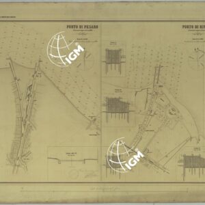 CARTA DEI PORTI MARITTIMI DEL REGNO D'ITALIA -Tavola n. 26
