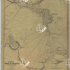 CARTA DEI PORTI MARITTIMI DEL REGNO D'ITALIA -Tavola n. 34