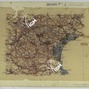CARTA ITINERARIA MONTATA SU CARTONCINO - FOGLIO 4.