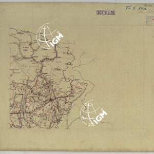 CARTA ITINERARIA MONTATA SU CARTONCINO - FOGLIO 5.