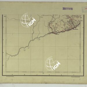 CARTA ITINERARIA MONTATA SU CARTONCINO.