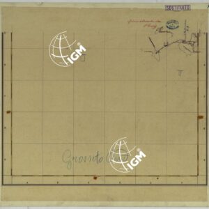 CARTA ITINERARIA MONTATA SU CARTONCINO.