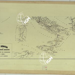 L'ITALIA REGIONI ADIACENTI AI TEMPI DI AUGUSTO SCALA DI 1 A 3.200.00 - PARTE 2.