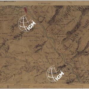 TERRITORIO DELLA CONTEA DI NIZZA - TAVOLA 3  SANTO STEFANO.