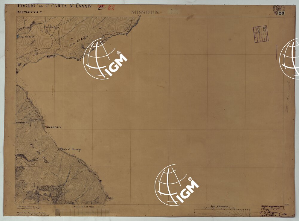 TERRITORIO DELLA CONTEA DI NIZZA - TAVOLA 28 MISSOUN.