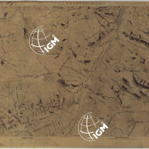 TERRITORIO DELLA CONTEA DI NIZZA -TAVOLA 36 VALLE DI GORDOLASCA.