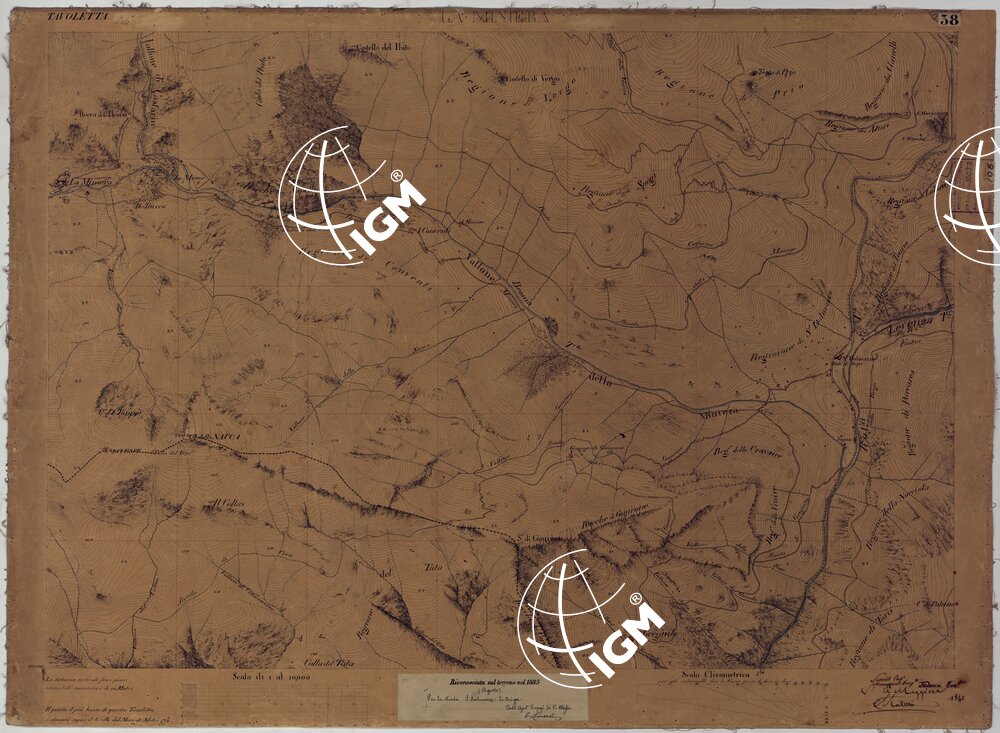 TERRITORIO DELLA CONTEA DI NIZZA - TAVOLA 38 LA MINIERA.