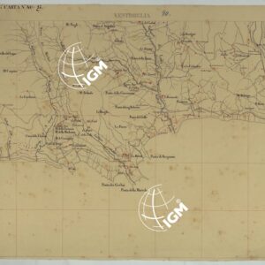 TERRITORIO DELLA CONTEA DI NIZZA - TAVOLA 19 VENTIMIGLIA.