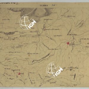 TERRITORIO DELLA CONTEA DI NIZZA - TAVOLA 22 TURBIA.