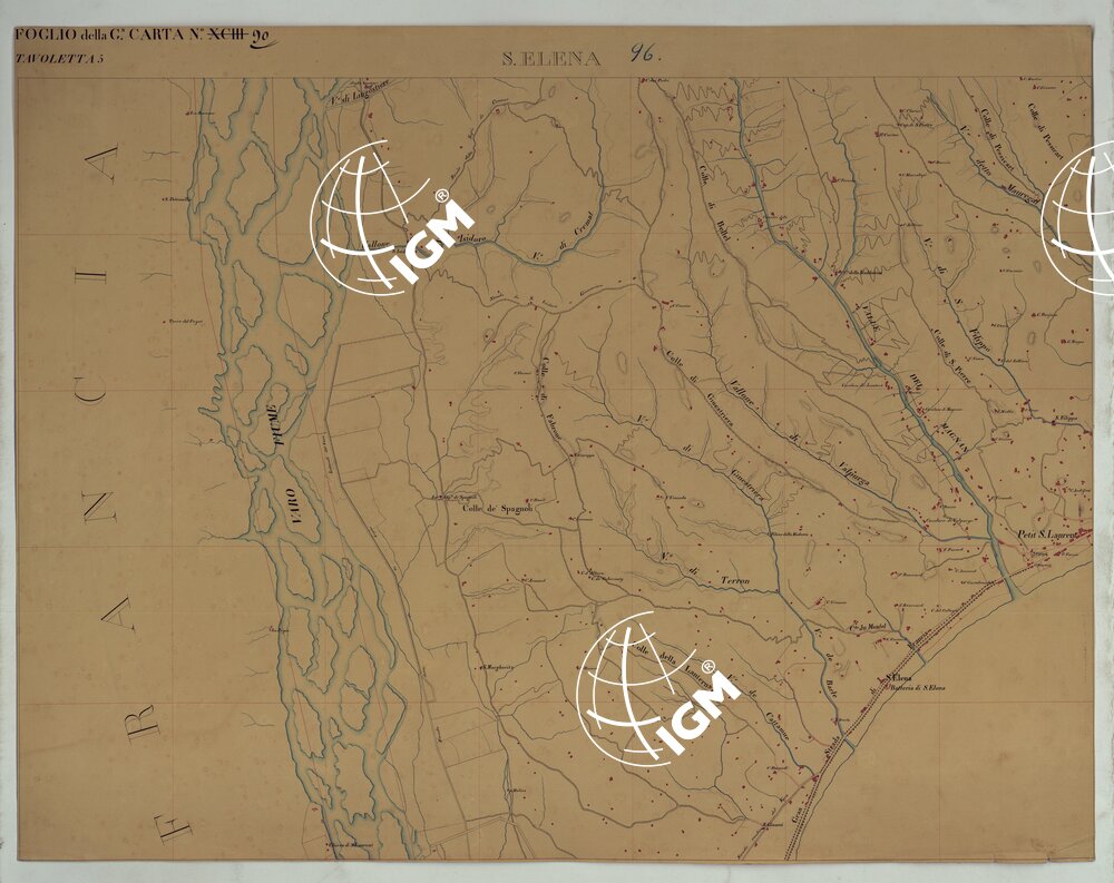 TERRITORIO DELLA CONTEA DI NIZZA - TAVOLA 5 S. ELENA.
