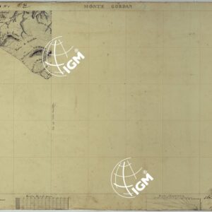 TERRITORIO DELLA CONTEA DI NIZZA - TAVOLA 62 MONTE GORDAN.