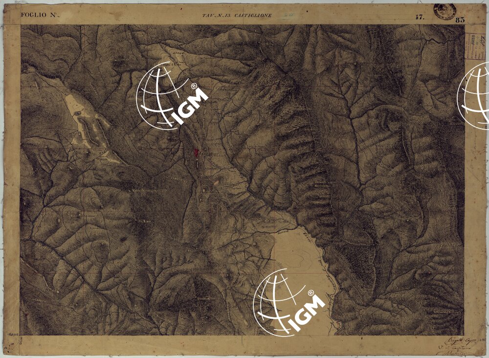 TERRITORIO DELLA CONTEA DI NIZZA - TAVOLA 83 CASTIGLIONE.