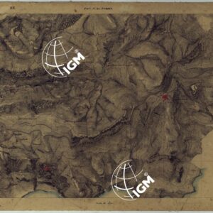 TERRITORIO DELLA CONTEA DI NIZZA - TAVOLA 94 TURBIA.