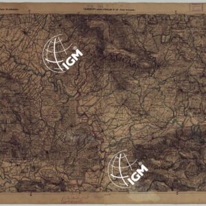 CARTA D'ITALIA - FOGLIO 44 CERRETO SANNITA.