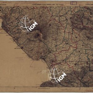 CARTA D'ITALIA - FOGLIO 62 CASTELLAMMARE DI STABIA.