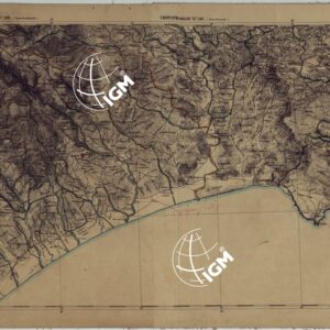 CARTA D'ITALIA - FOGLIO 116 CROPANI - 117 ISOLA DI CAPO RIZZUTO.