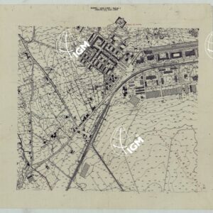 AEREOPORTO DI GUIDONIA E DINTORNI CON LA RIDUZIONE AL 1:5.000 - SEZIONE I COPIA CON AGGIORNAMENTO.