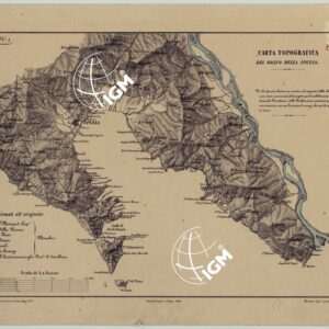 CARTA TOPOGRAFICA DEL GOLFO DELLA SPEZIA