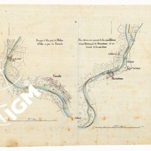 PROGETTI DI CONFINE INTORNO A PESCHIERA ANNEXES DE LA CARTE TOPOGRAPHIQUE