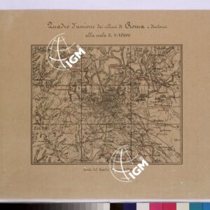 ROMA E DINTORNI - QUADRO D'UNIONE.