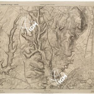 PIANO TOPOGRAFICO DI ROMA E SUBURBIO - FOGLIO 4