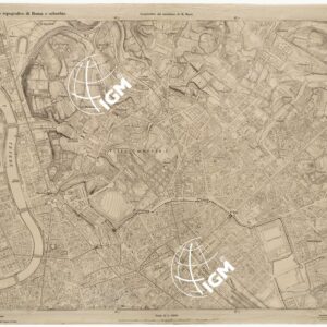 PIANO TOPOGRAFICO DI ROMA E SUBURBIO - FOGLIO 5