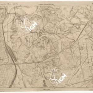 PIANO TOPOGRAFICO DI ROMA E SUBURBIO - FOGLIO 6