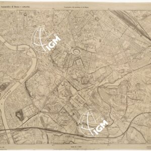 PIANO TOPOGRAFICO DI ROMA E SUBURBIO - FOGLIO 8
