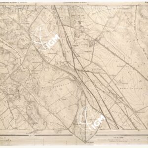 PIANO TOPOGRAFICO DI ROMA E SUBURBIO - FOGLIO 12