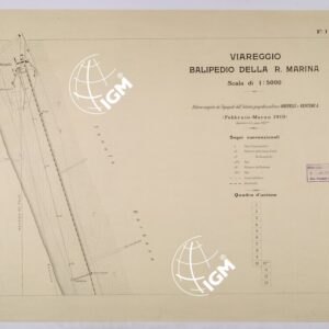 VIAREGGIO BALIPEDIO DELLA R. MARINA - FOGLIO 1.