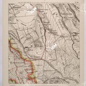 60x70CARTA DELL'AGRO ROMANO NEL RAPPORTO DI 1:8.000 PER LA ZONA SOGGETTA AL BONIFICAMENTO AGRARIO AGLI EFFETTI DELLE LEGGI RIUNITE IN TESTO UNICO CON R.D. 10 NOVEMBRE 1905 N°647 - FOGLIO 53.