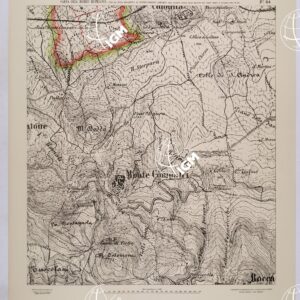 CARTA DELL'AGRO ROMANO NEL RAPPORTO DI 1:8.000 PER LA ZONA SOGGETTA AL BONIFICAMENTO AGRARIO AGLI EFFETTI DELLE LEGGI RIUNITE IN TESTO UNICO CON R.D. 10 NOVEMBRE 1905 N°647 - FOGLIO 64.