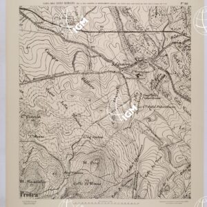 CARTA DELL'AGRO ROMANO NEL RAPPORTO DI 1:8.000 PER LA ZONA SOGGETTA AL BONIFICAMENTO AGRARIO AGLI EFFETTI DELLE LEGGI RIUNITE IN TESTO UNICO CON R.D. 10 NOVEMBRE 1905 N°647 - FOGLIO 65.