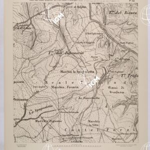 CARTA DELL'AGRO ROMANO NEL RAPPORTO DI 1:8.000 PER LA ZONA SOGGETTA AL BONIFICAMENTO AGRARIO AGLI EFFETTI DELLE LEGGI RIUNITE IN TESTO UNICO CON R.D. 10 NOVEMBRE 1905 N°647 - FOGLIO 68.