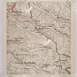 CARTA DELL'AGRO ROMANO NEL RAPPORTO DI 1:8.000 PER LA ZONA SOGGETTA AL BONIFICAMENTO AGRARIO AGLI EFFETTI DELLE LEGGI RIUNITE IN TESTO UNICO CON R.D. 10 NOVEMBRE 1905 N°647 - FOGLIO 71.