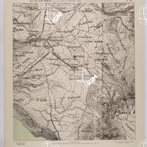 CARTA DELL'AGRO ROMANO NEL RAPPORTO DI 1:8.000 PER LA ZONA SOGGETTA AL BONIFICAMENTO AGRARIO AGLI EFFETTI DELLE LEGGI RIUNITE IN TESTO UNICO CON R.D. 10 NOVEMBRE 1905 N°647 - FOGLIO 74.