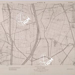 TOPOGRAFIA DELLA PIANURA GROSSETANA - F.128 SEZIONE III IV S.O.B.