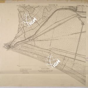 TOPOGRAFIA DELLA PIANURA GROSSETANA - F.127 SEZIONE IX II N.E.B S.E.A.